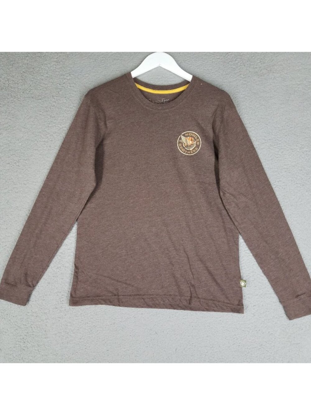 Howler Bros T-Shirt Adult Medium Brown Long Sleeves Crewneck Casual Travel Men's